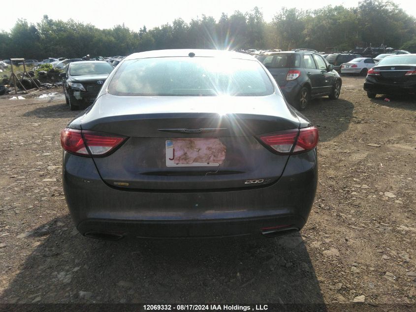 2015 Chrysler 200 S VIN: 1C3CCCBB1FN705717 Lot: 12069332