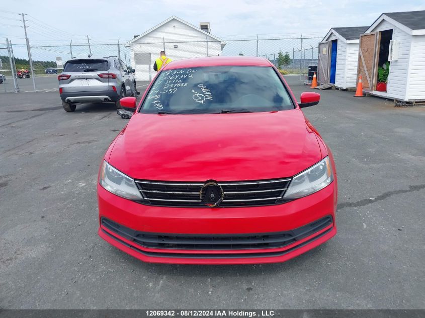 2017 Volkswagen Jetta Sedan VIN: 3VW2B7AJ1HM254888 Lot: 12069342