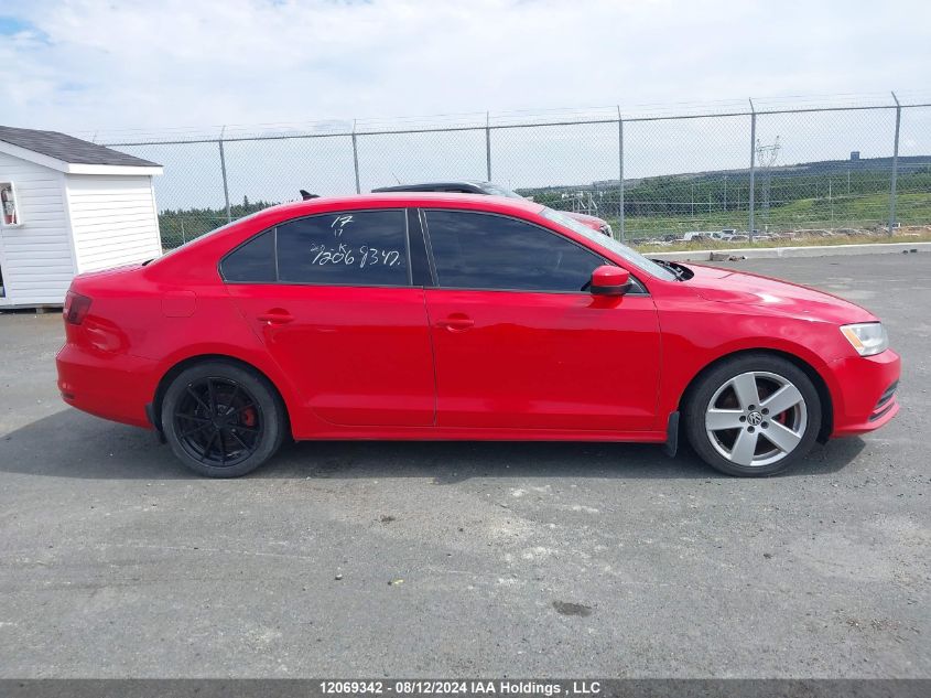 2017 Volkswagen Jetta Sedan VIN: 3VW2B7AJ1HM254888 Lot: 12069342