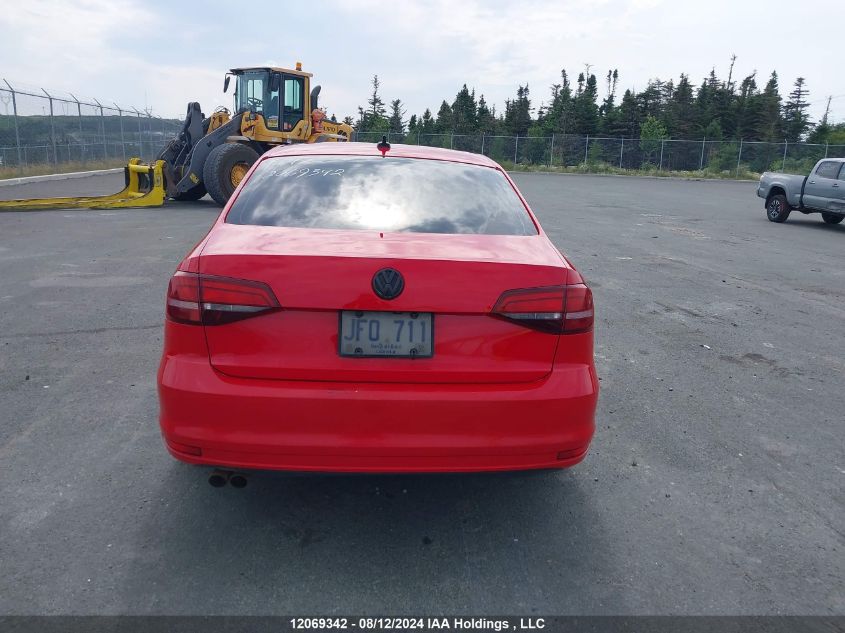 2017 Volkswagen Jetta Sedan VIN: 3VW2B7AJ1HM254888 Lot: 12069342