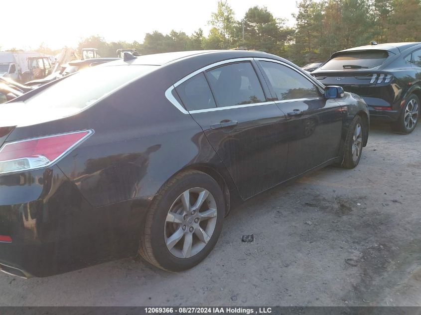 2012 Acura Tl VIN: 19UUA8F24CA801598 Lot: 12069366