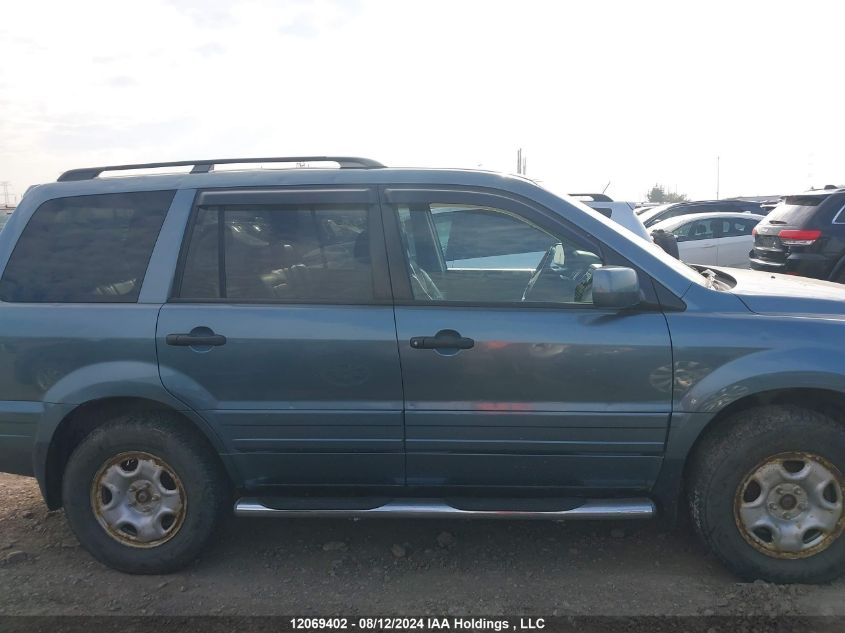 2005 Honda Pilot VIN: 2HKYF186X5H002090 Lot: 12069402