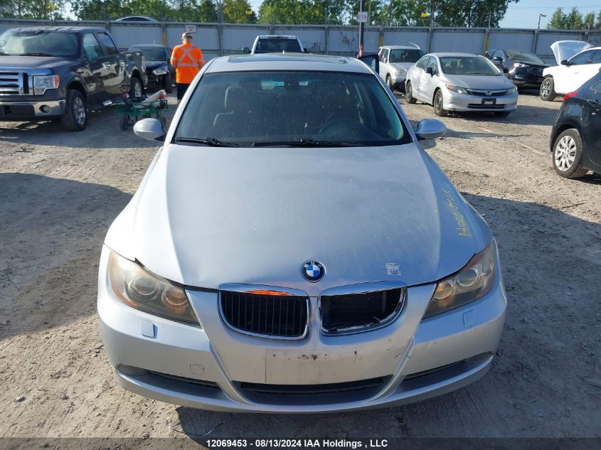 2007 BMW 3 Series VIN: WBAVC93517KX60829 Lot: 12069453