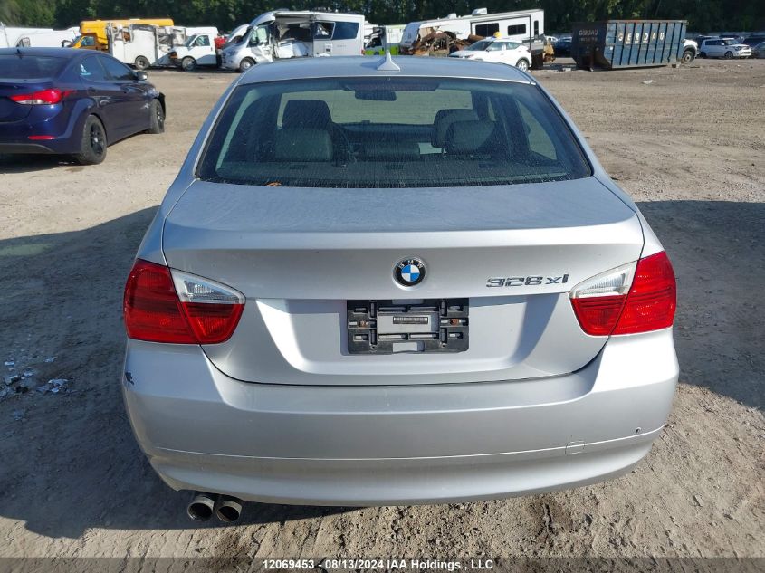 2007 BMW 3 Series VIN: WBAVC93517KX60829 Lot: 12069453