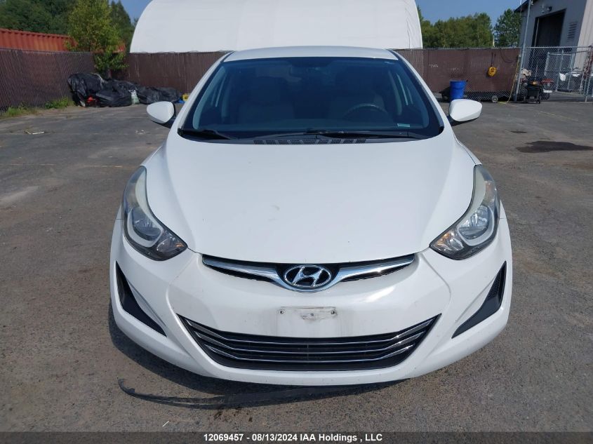2014 Hyundai Elantra Gl VIN: 5NPDH4AE8EH486613 Lot: 12069457