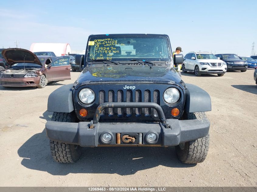 2012 Jeep Wrangler Sport VIN: 1C4AJWAG9CL182820 Lot: 12069463