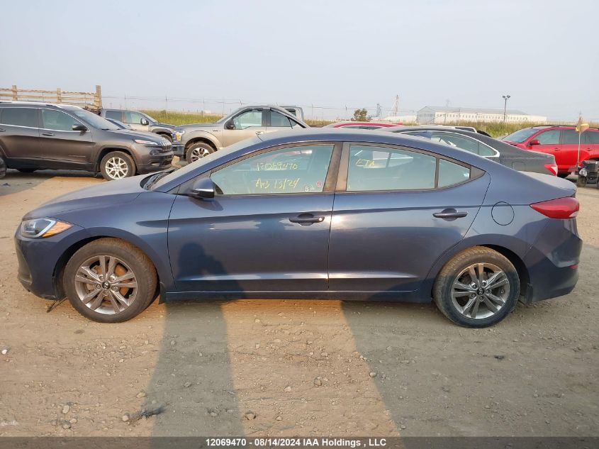 2018 Hyundai Elantra Sel/Value/Limited VIN: KMHD84LFXJU698642 Lot: 12069470