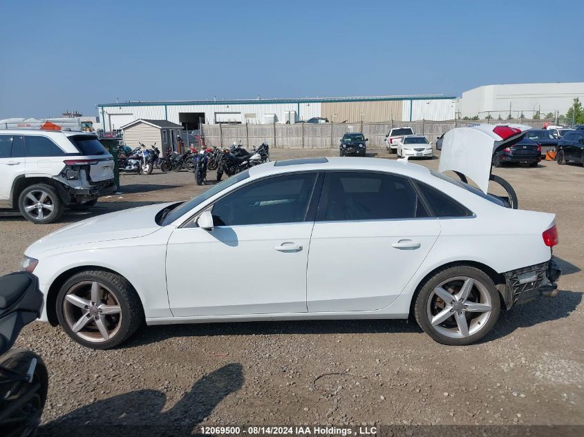 2012 Audi A4 Prestige VIN: WAUKFCFL6CA117605 Lot: 12069500