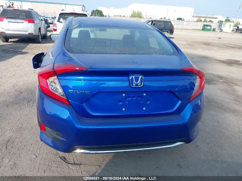 2020 Honda Civic Ex 4Dr VIN: 2HGFC2F77LH012942 Lot: 12069551