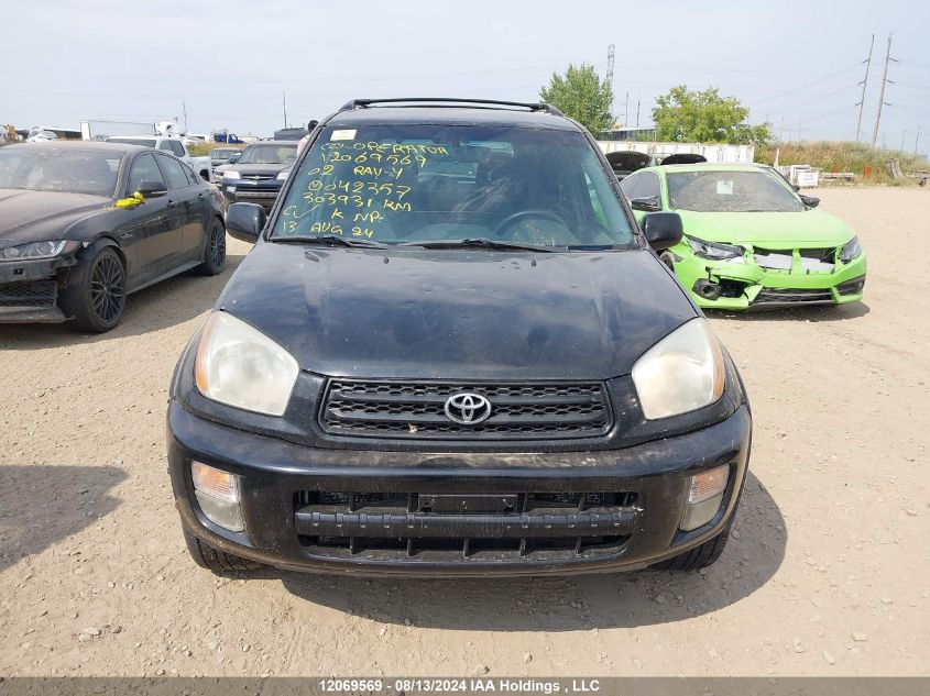 2002 Toyota Rav4 VIN: JTEHH20V926042357 Lot: 12069569