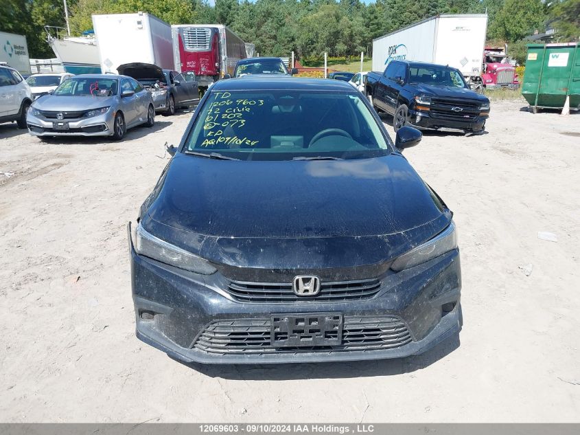 2HGFE2F25NH101202 2022 Honda Civic Sedan