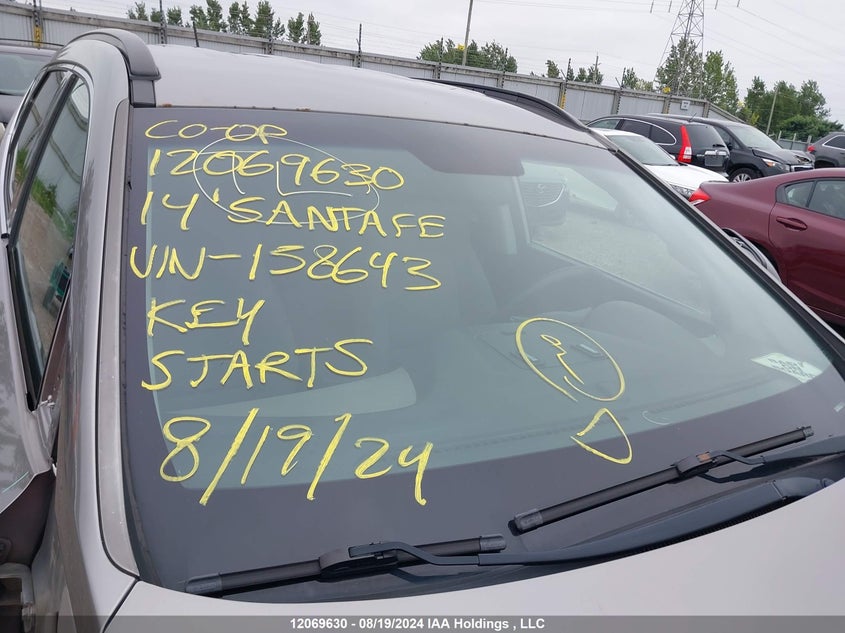 2014 Hyundai Santa Fe Sport VIN: 5XYZT3LB9EG158643 Lot: 12069630