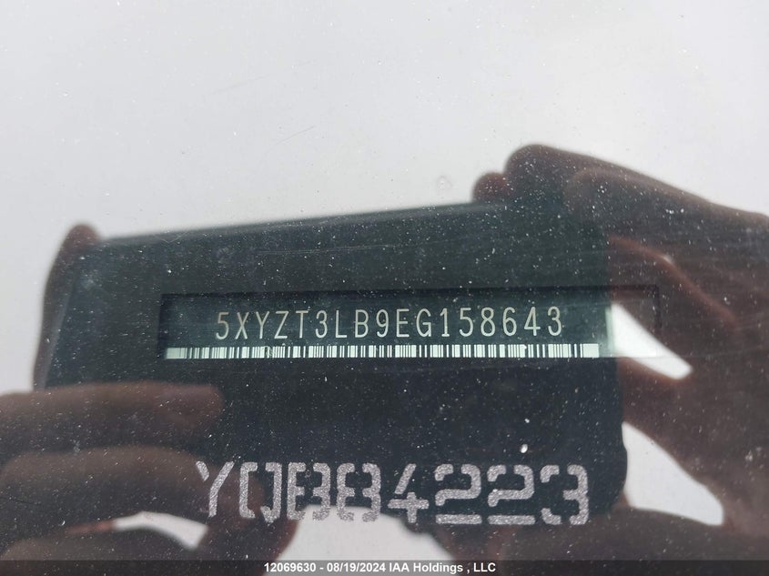 2014 Hyundai Santa Fe Sport VIN: 5XYZT3LB9EG158643 Lot: 12069630