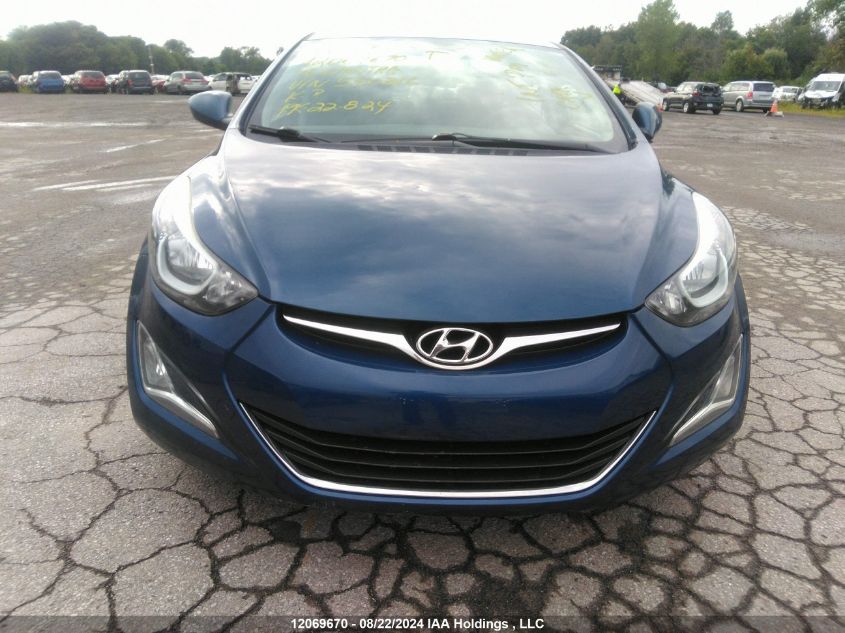 KMHDH4AEXGU550316 2016 Hyundai Elantra