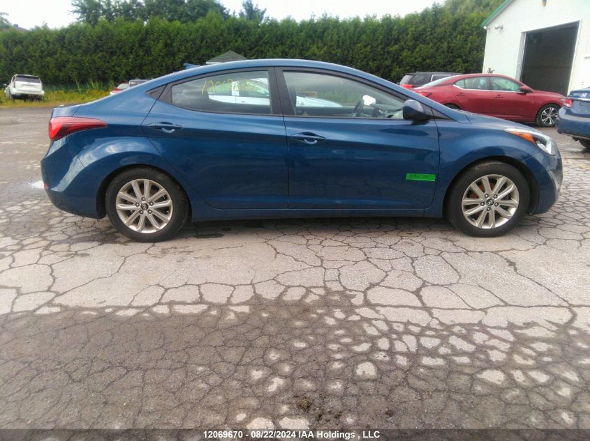 KMHDH4AEXGU550316 2016 Hyundai Elantra