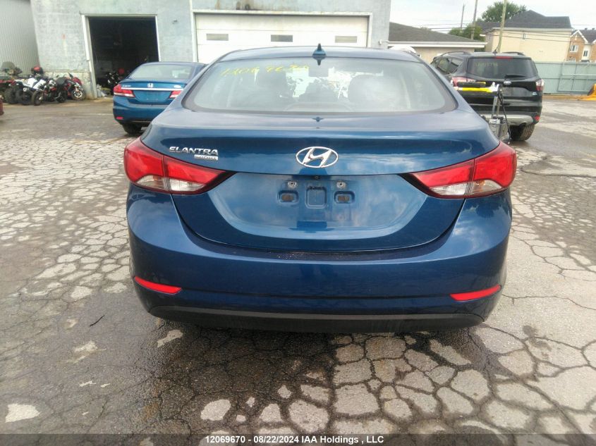 KMHDH4AEXGU550316 2016 Hyundai Elantra