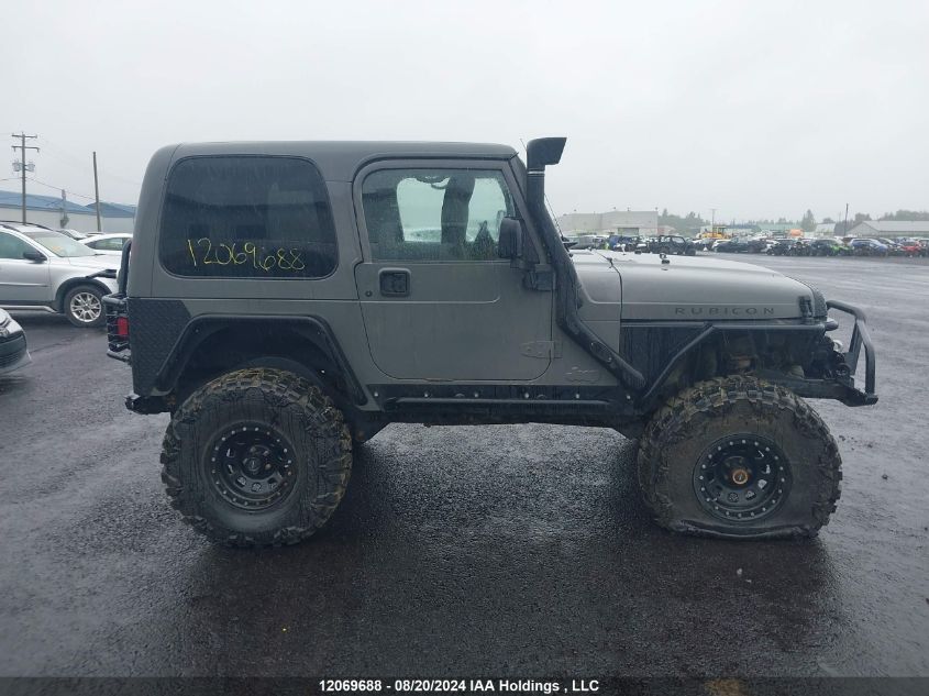 2003 Jeep Wrangler / Tj Rubicon VIN: 1J4FA69S53P315722 Lot: 12069688