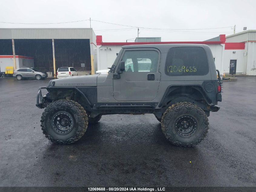 2003 Jeep Wrangler / Tj Rubicon VIN: 1J4FA69S53P315722 Lot: 12069688