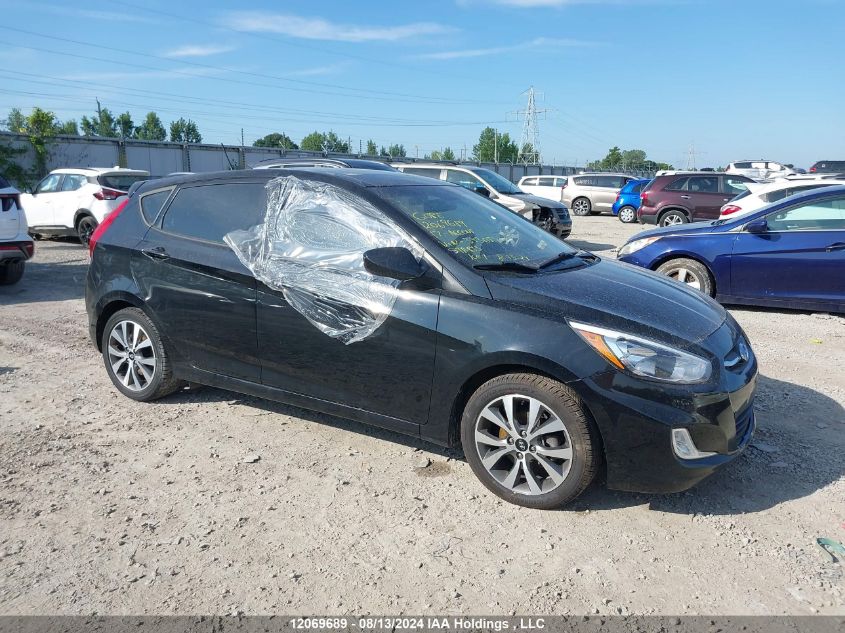 2017 Hyundai Accent Se VIN: KMHCT5AE5HU343057 Lot: 12069689