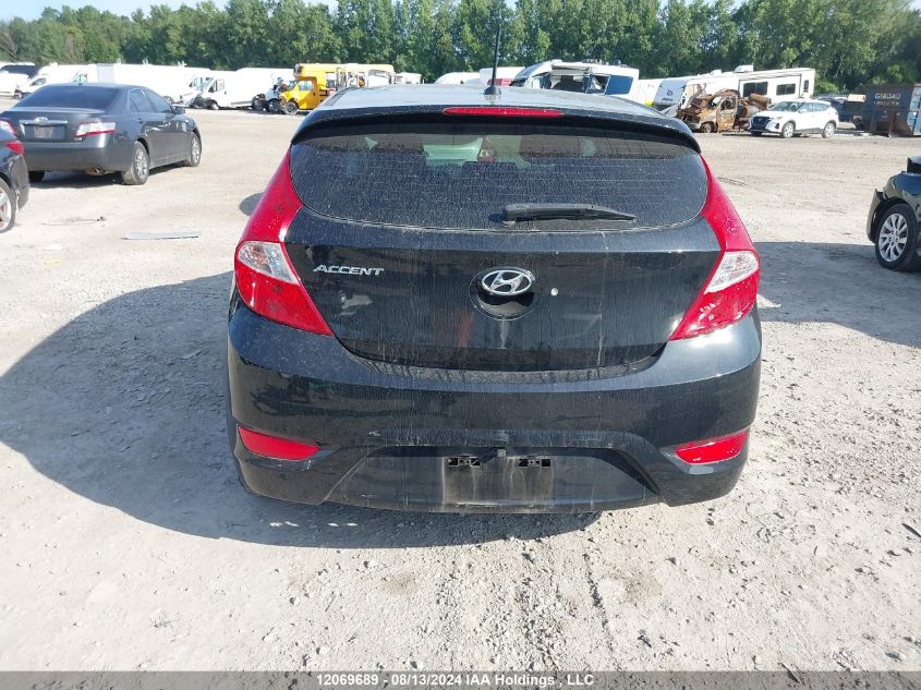 2017 Hyundai Accent Se VIN: KMHCT5AE5HU343057 Lot: 12069689