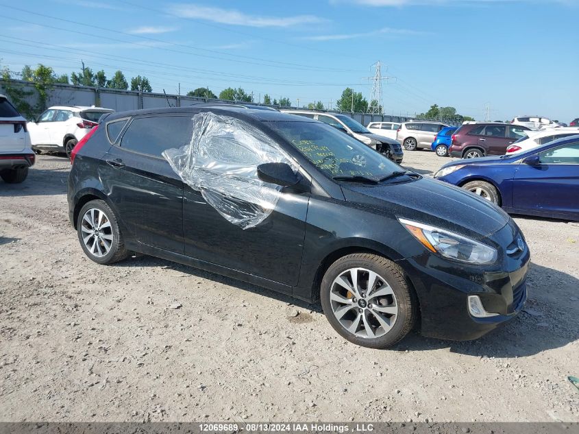 2017 Hyundai Accent Se VIN: KMHCT5AE5HU343057 Lot: 12069689