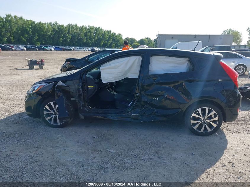 2017 Hyundai Accent Se VIN: KMHCT5AE5HU343057 Lot: 12069689