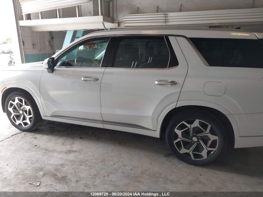 2022 Hyundai Palisade Limited VIN: KM8R5DHE2NU344487 Lot: 12069720