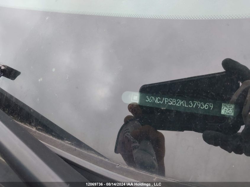 2019 Chevrolet Trax VIN: 3GNCJPSB2KL379369 Lot: 12069736