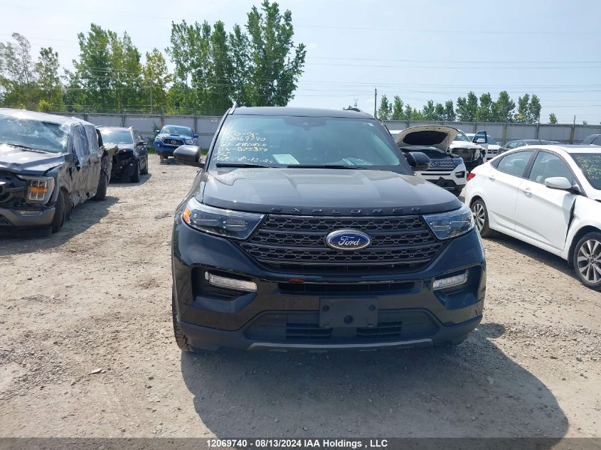 2022 Ford Explorer Xlt VIN: 1FMSK8DH5NGB25359 Lot: 12069740