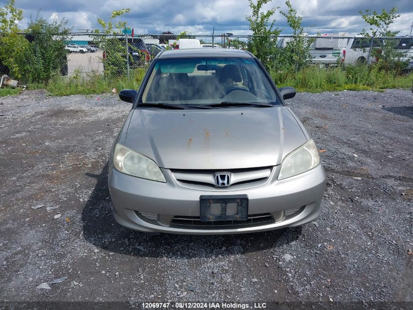 2004 Honda Civic Sdn VIN: 2HGES16394H928285 Lot: 12069747