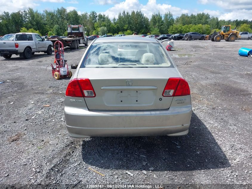 2004 Honda Civic Sdn VIN: 2HGES16394H928285 Lot: 12069747