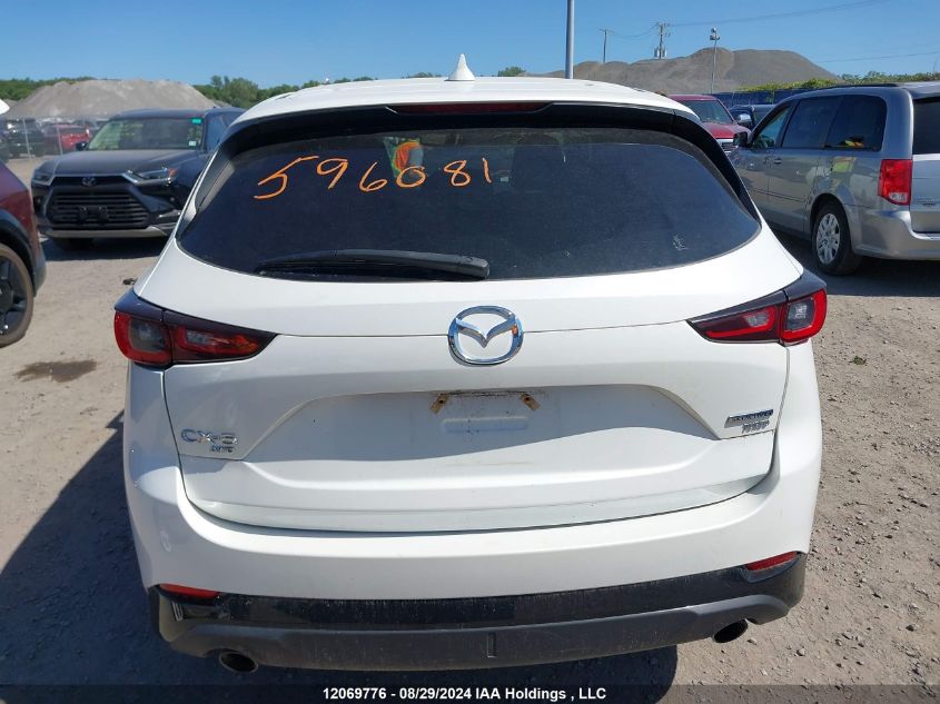 2022 Mazda Cx-5 VIN: JM3KFBDY9N0596081 Lot: 12069776