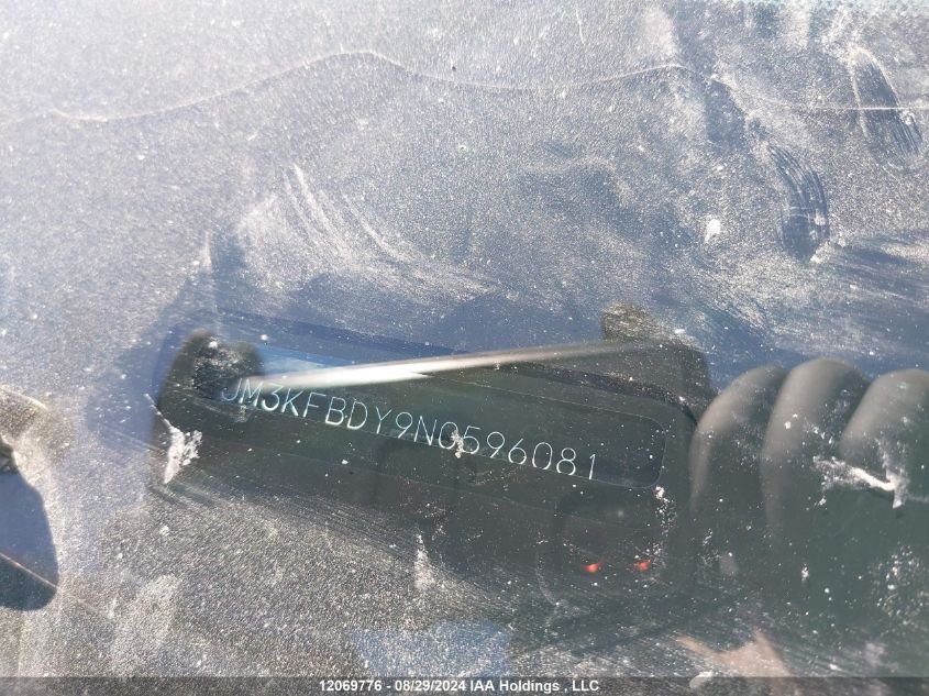 2022 Mazda Cx-5 VIN: JM3KFBDY9N0596081 Lot: 12069776