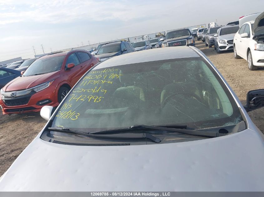 2011 Toyota Corolla S/Le VIN: 2T1BU4EE9BC742995 Lot: 12069785