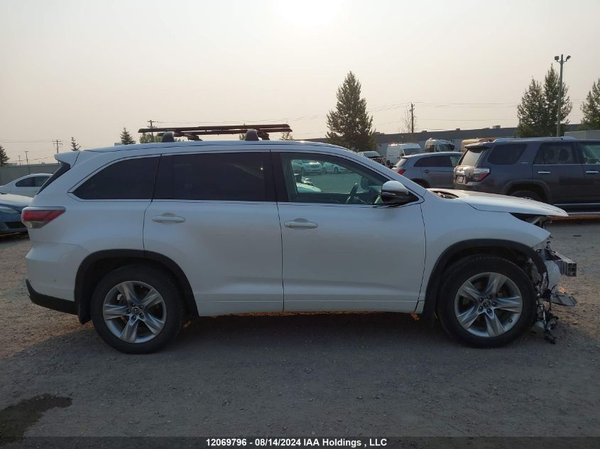2016 Toyota Highlander Limited/Ltd Platinum VIN: 5TDDKRFH7GS347927 Lot: 12069796
