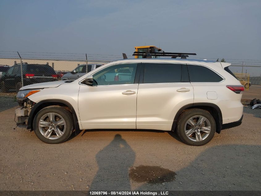 2016 Toyota Highlander Limited/Ltd Platinum VIN: 5TDDKRFH7GS347927 Lot: 12069796