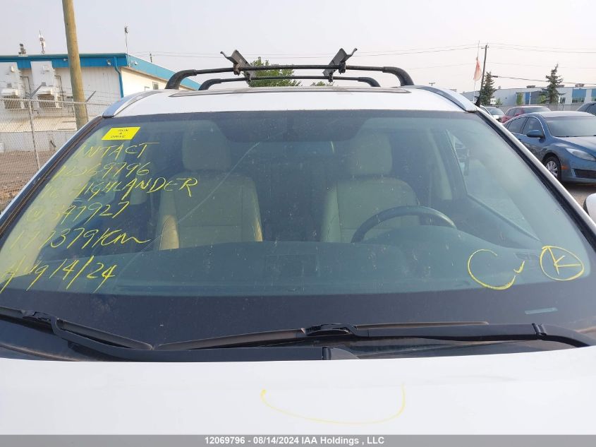 2016 Toyota Highlander Limited/Ltd Platinum VIN: 5TDDKRFH7GS347927 Lot: 12069796