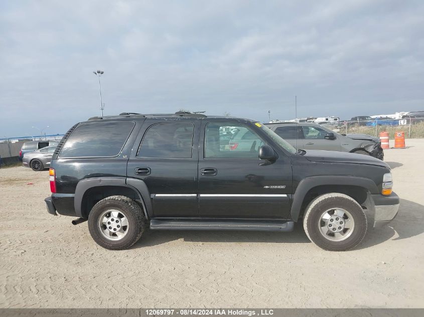 2001 Chevrolet Tahoe K1500 VIN: 1GNEK13T41J287731 Lot: 12069797