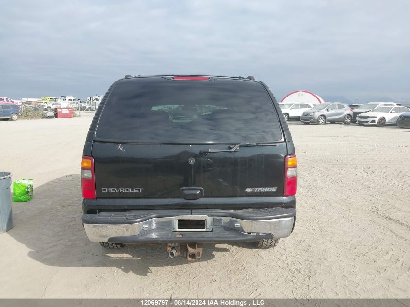 2001 Chevrolet Tahoe K1500 VIN: 1GNEK13T41J287731 Lot: 12069797