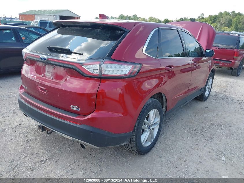 2016 Ford Edge Sel VIN: 2FMPK4J98GBB96948 Lot: 12069808