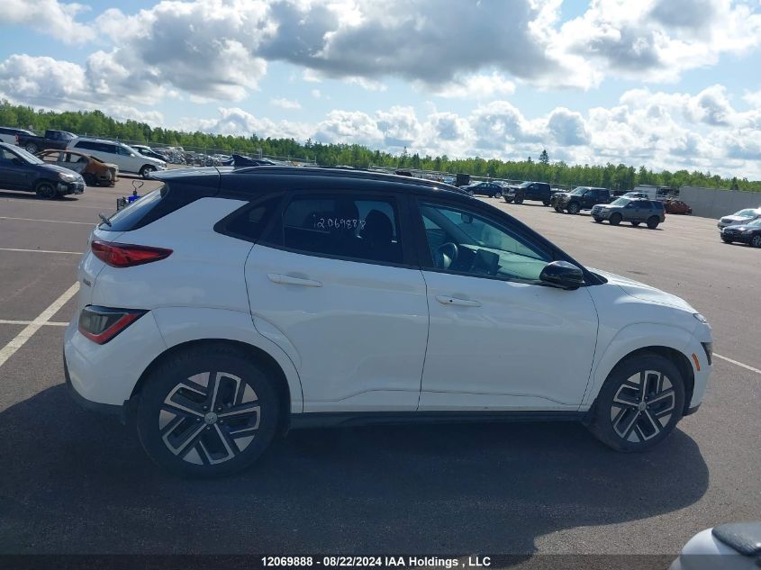 2022 Hyundai Kona Electric Preferred With Two-Tone Roof VIN: KM8K23AGXNU158275 Lot: 12069888