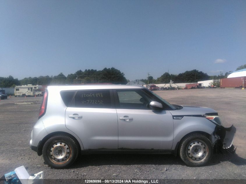 2015 Kia Soul VIN: KNDJN2A23F7772252 Lot: 12069898