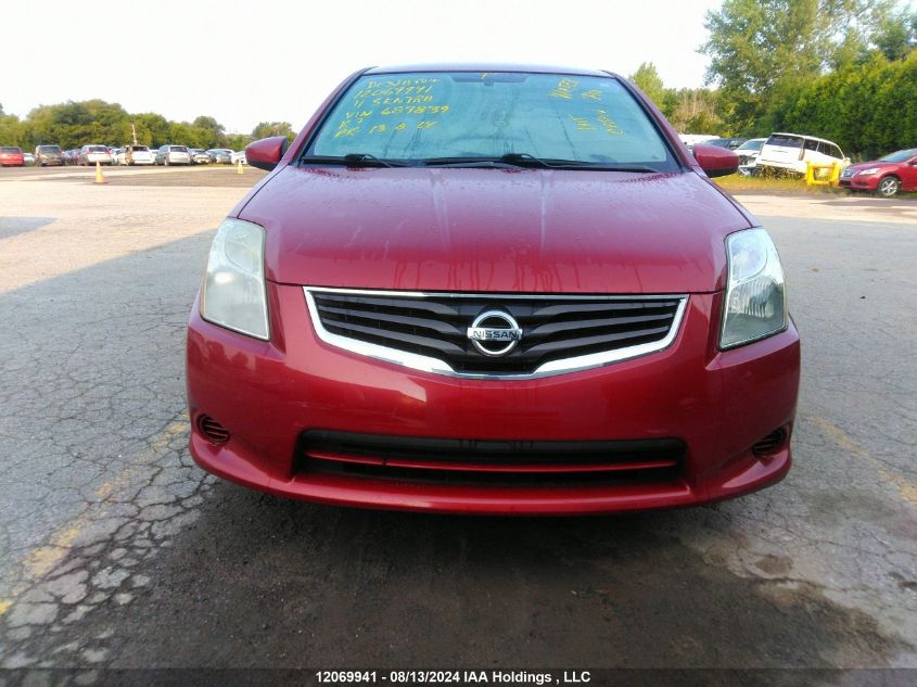 2011 Nissan Sentra 2.0/2.0S/Sr/2.0Sl VIN: 3N1AB6AP8BL689839 Lot: 12069941