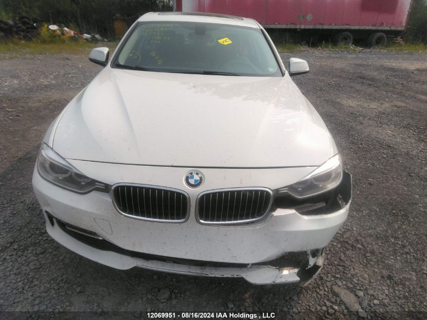 2013 BMW 328 Xi VIN: WBA3B3C59DF543797 Lot: 12069951