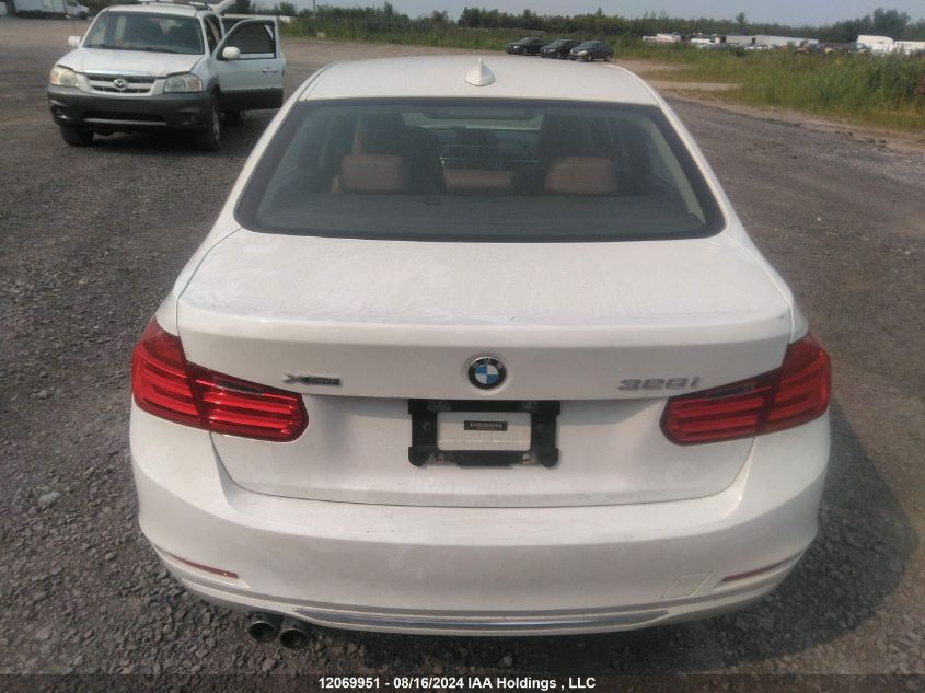 2013 BMW 328 Xi VIN: WBA3B3C59DF543797 Lot: 12069951