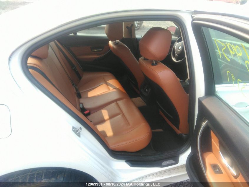 2013 BMW 328 Xi VIN: WBA3B3C59DF543797 Lot: 12069951