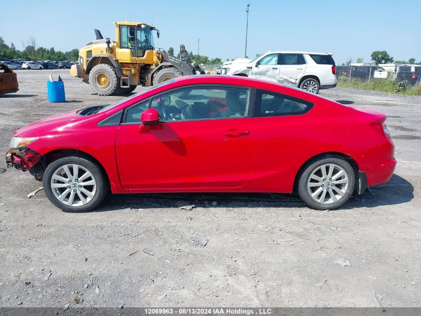 2012 Honda Civic Cpe VIN: 2HGFG3A59CH009153 Lot: 12069963