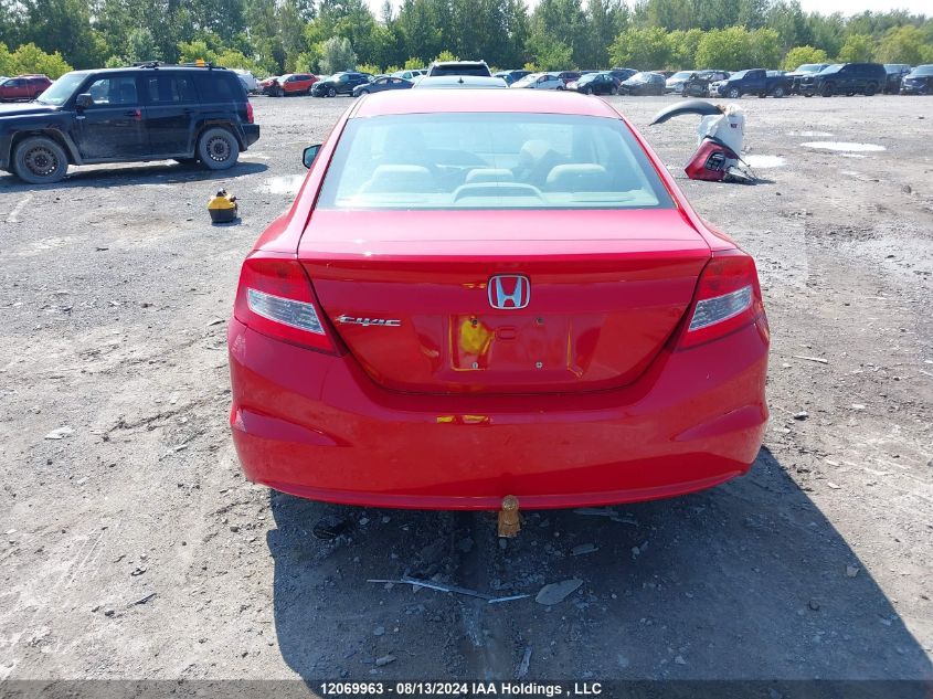 2012 Honda Civic Cpe VIN: 2HGFG3A59CH009153 Lot: 12069963