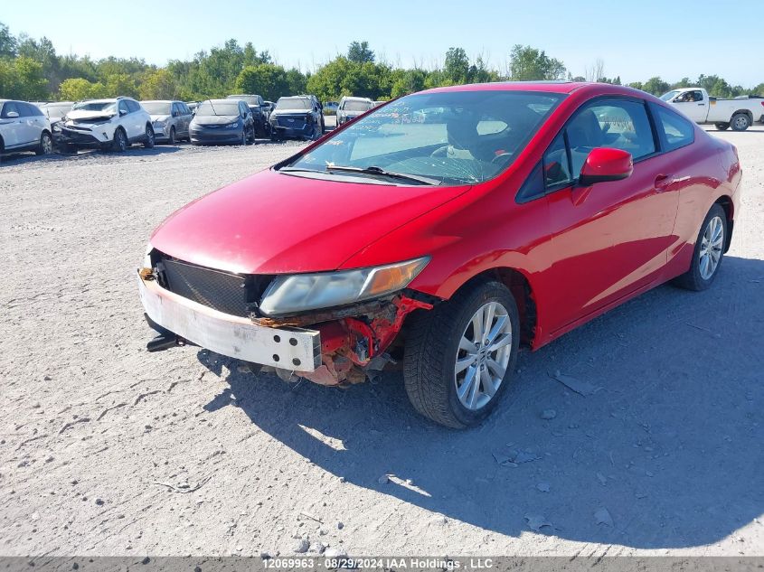 2012 Honda Civic Cpe VIN: 2HGFG3A59CH009153 Lot: 12069963