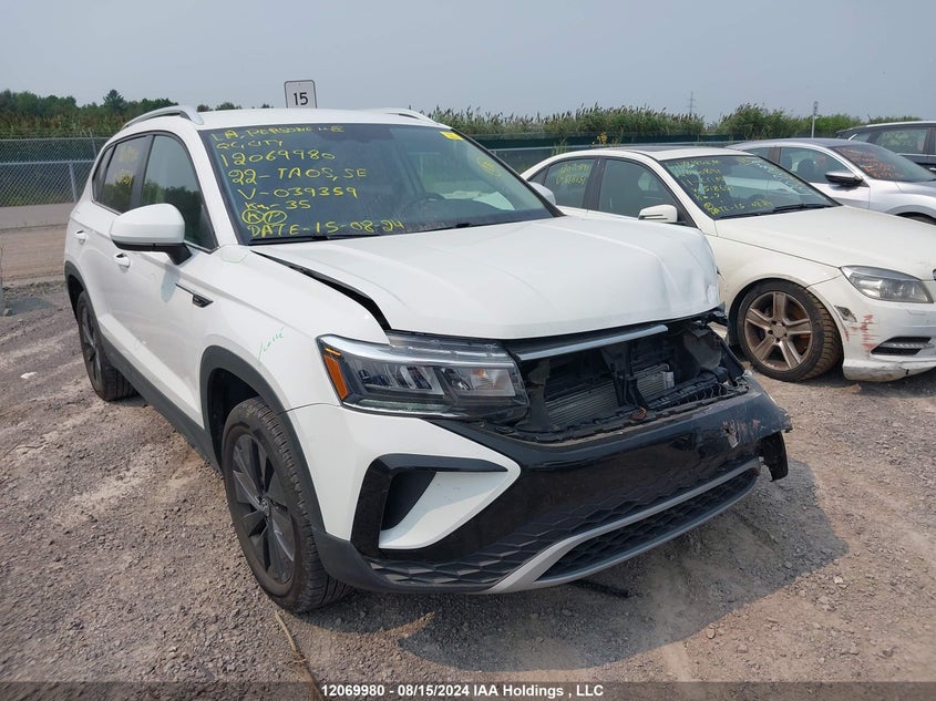 Auction sale of the 2022 VOLKSWAGEN TAOS , vin: 3VVWX7B23NM039359, lot number: 12069980